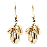 Cowry Shell Earrings Boho Statement Drop Earring Vintage Ladies