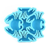 Crab Series Keychain Epoxy Resin Mold Jewelry Earrings Pendants Silicone Mould