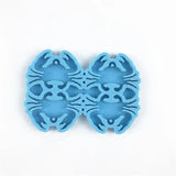 Crab Series Keychain Epoxy Resin Mold Jewelry Earrings Pendants Silicone Mould
