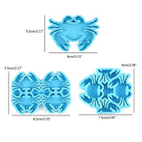 Crab Series Keychain Epoxy Resin Mold Jewelry Earrings Pendants Silicone Mould
