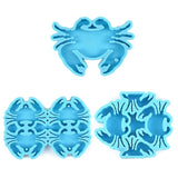 Crab Series Keychain Epoxy Resin Mold Jewelry Earrings Pendants Silicone Mould