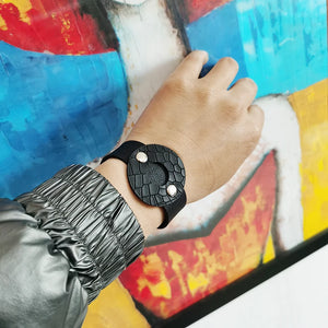 Vintage Punk Style Leather Bracelet for Women