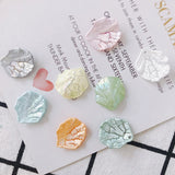 Acrylic Flower Petal Sea Shell Jewelry Charms 100pcs