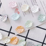 Acrylic Flower Petal Sea Shell Jewelry Charms 100pcs