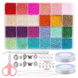 Craft Bead Kit DIY Bracelet Necklace Jewelry Making Supplies