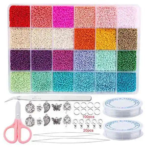 DIY Bracelet Necklace Jewelry Making Supplies Bead Kit