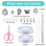 DIY Bracelet Necklace Jewelry Making Supplies Bead Kit
