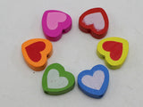 DIY Mixed Bright Wood Charm Beads Wooden Various Shape Flower