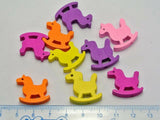DIY Mixed Bright Wood Charm Beads Wooden Various Shape Flower