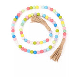 Mixed Macaroon Wood Beads 6mm-20mm DIY Jewelry Home Decor Craft