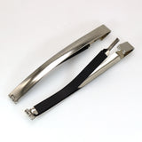 Stainless Steel Korea Style Silicone Barrette Hair Clips