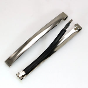 Stainless Steel Korea Style Silicone Barrette Hair Clips