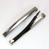 Stainless Steel Korea Style Silicone Barrette Hair Clips