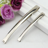 Stainless Steel Korea Style Silicone Barrette Hair Clips