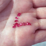 Natural Ruby Marquise Brilliant Cut Stone for Ring & Pendant