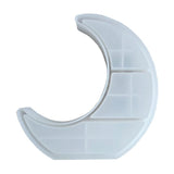 Moon Shaped Tray Epoxy Resin Mold Crescent Stand Silicone Mould DIY Crafts