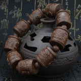 Natural Agarwood Bracelet Dragon Beads Gift Bracelet for Men and Women