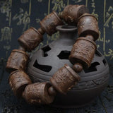 Natural Agarwood Bracelet Dragon Beads Gift Bracelet for Men and Women