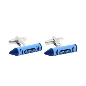 Novelty Crayon Cuff Links Father's Gift Birthday Cuff Links