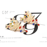 Creative Christmas Elk Pearl Earrings