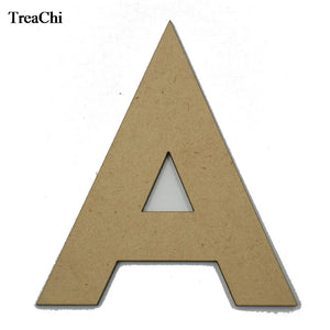 Wooden A-Z Alphabet Name Jewelry Store Tag Wall Display Shelf Stand