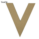 Wooden A-Z Alphabet Name Jewelry Store Tag Wall Display Shelf Stand
