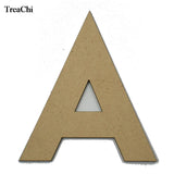 Wooden A-Z Alphabet Name Jewelry Store Tag Wall Display Shelf Stand