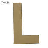 Wooden A-Z Alphabet Name Jewelry Store Tag Wall Display Shelf Stand