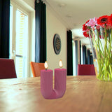 3D U-shaped Candle Silicone Mold Twisted Line Columnar Candle