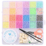 3mm Seed Beads Kit DIY Bracelet Necklace Accessories - Jewelry Making Set Gift