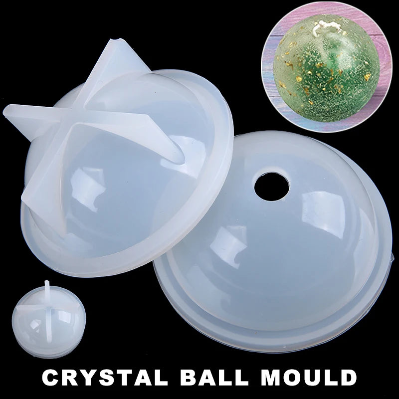 Round Ball Silicone Mold for UV Epoxy Resin Crafts