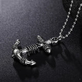 Creative Anchor Pendant Stainless Steel Chain Necklaces Women Teen Party Jewelry