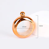 Stainless Steel Bangle Bracelet Hip Flask with Funnel