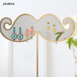 Beard Shape Jewelry Display Stand Net Grid Earring Display Holder