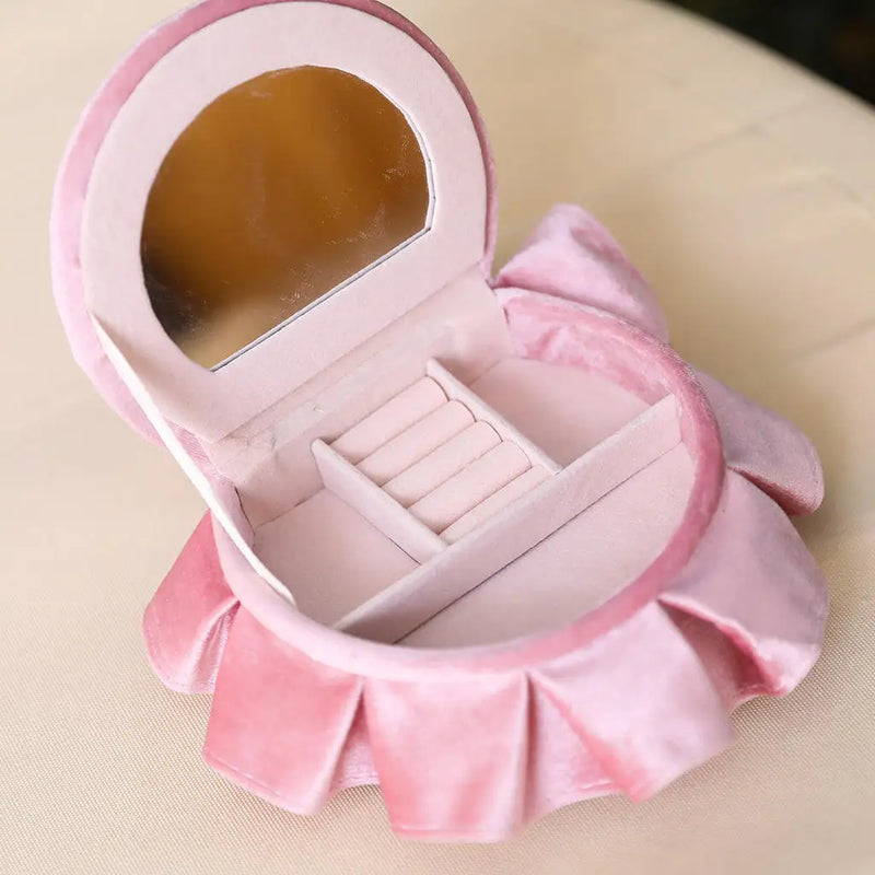 Creative Bed Shape Jewelry Box Organizer All-purpose