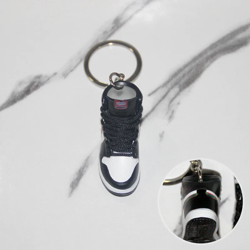 Mini Shoes Metal Keychain Backpack Car Door Key Pendant