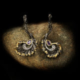 Zircon Leaf Earrings 925 Silver Irregular Ladies Jewelry