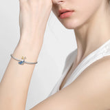 Christmas Series 925 Silver Beads Necklace Bracelet DIY Accessories