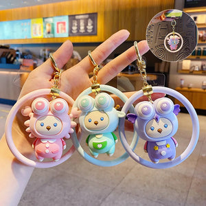 Cartoon Doll Keychain Keyring Girls Car Key Chain Ring Holder Bag Pendants