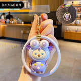 Cartoon Doll Keychain Keyring Girls Car Key Chain Ring Holder Bag Pendants