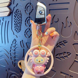 Cartoon Doll Keychain Keyring Girls Car Key Chain Ring Holder Bag Pendants