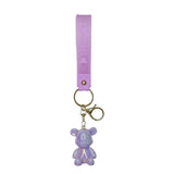 DIY Fluid Bear Keychain Hand-painted Vinyl Pendant