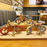 Cartoon Movable Bike Keychain Ornament Couple Gift