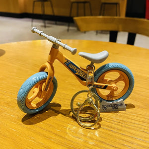 Cartoon Movable Bike Keychain Ornament Couple Gift