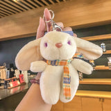 Cartoon Rabbit Keychain Plush Doll Bag Hanging Ornament Key Chain