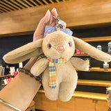 Cartoon Rabbit Keychain Plush Doll Bag Hanging Ornament Key Chain