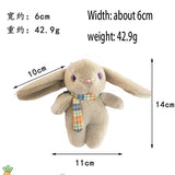 Cartoon Rabbit Keychain Plush Doll Bag Hanging Ornament Key Chain