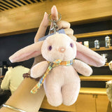Cartoon Rabbit Keychain Plush Doll Bag Hanging Ornament Key Chain