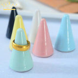 Ceramic Conical Ring Display Stand for Jewelry Store