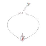 Chinese Rainbow Moonstone Unicorn Bracelet for Women